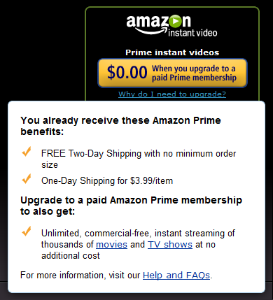 Amazon Mom upgrade to Amazon Prime Paid membership