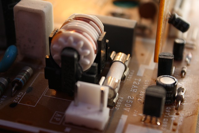 electronics close up